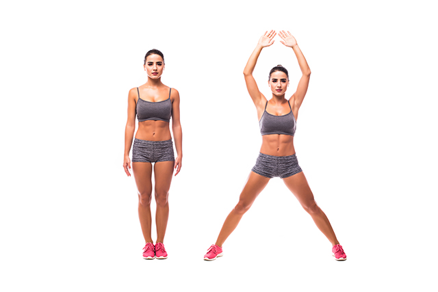 how to do jumping jacks workout exercise