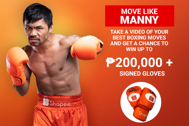 Shopee New Brand Ambassador- Manny Pacquiao